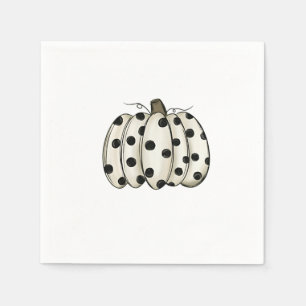 Cow Print Pumpkin Thanksgiving Fall Cattle Napkins