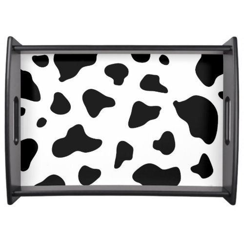 Cow Print Serving Tray