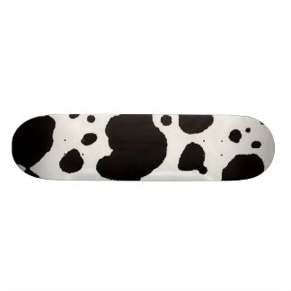 Cow Print Skateboard Deck