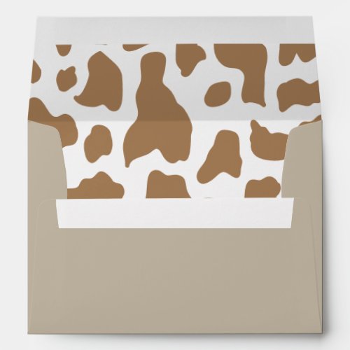 Cow Print Southern Rodeo Envelope