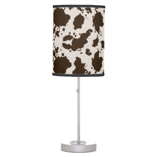Cow Print Table Lamp