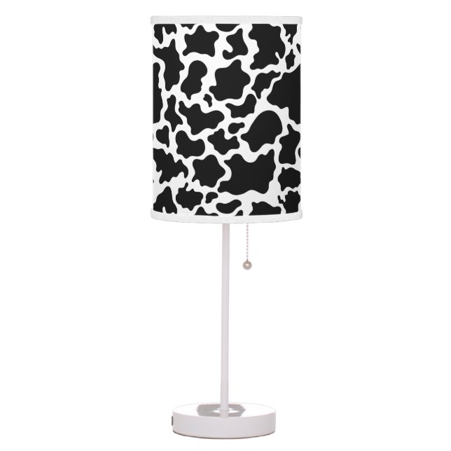 Cow Print Table Lamp (Left)