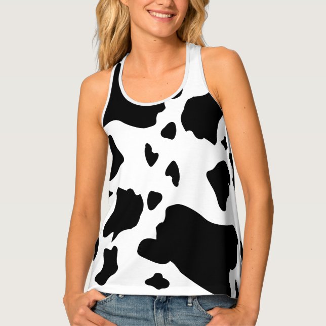 Cow Print Tank Top (Front)