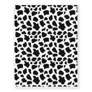 Cow Print Temporary Tattoos