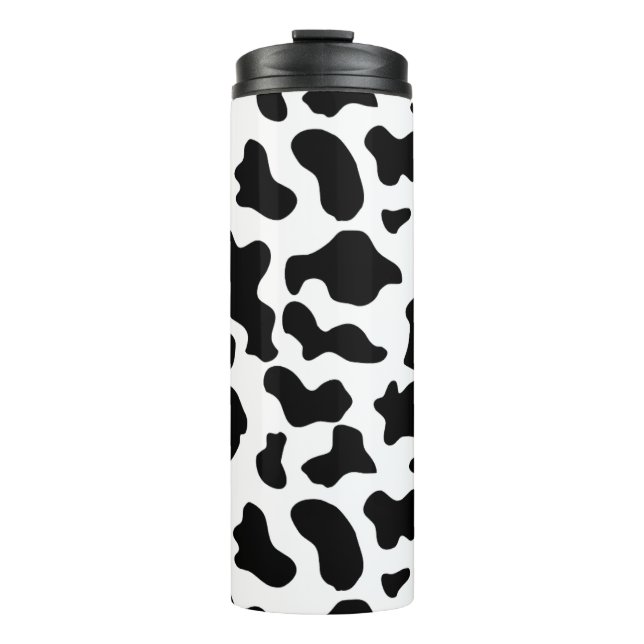 Cow Print Thermal Tumbler (Front)