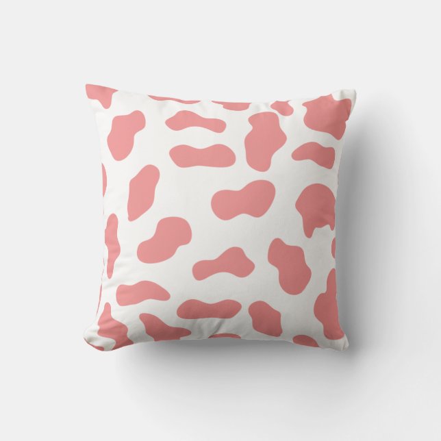 Cow print throw pillows (Front)