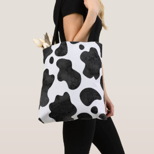 Cow Print Tote Bag Farm Animal Costume Accessory