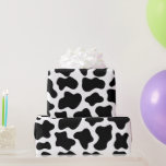 Cow Print  Wrapping Paper at Zazzle