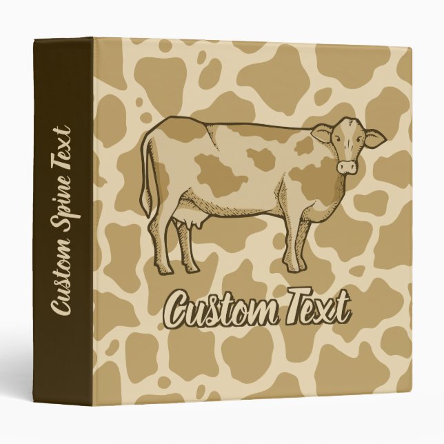 Cow Profile Binder (Front/Spine)