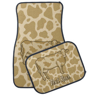 Cow Profile Car Floor Mat