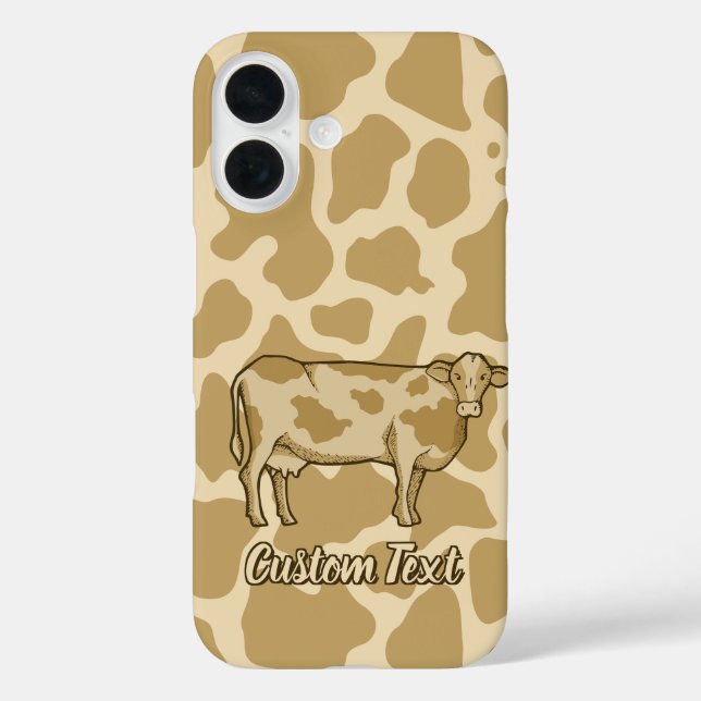 Cow Profile Case-Mate iPhone Case (Back)