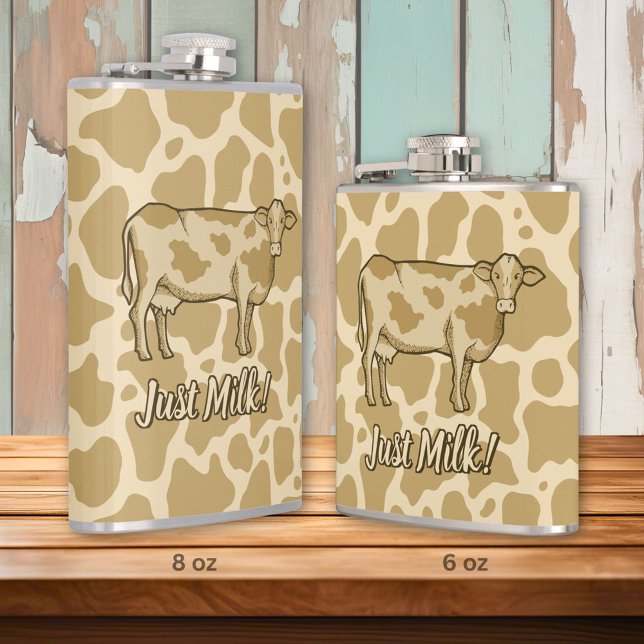 Cow Profile Hip Flask (Creator Uploaded)