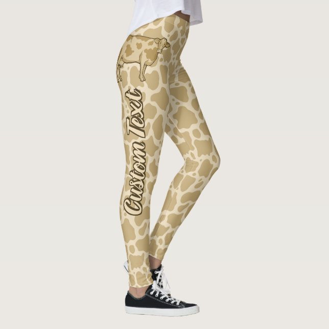 Cow Profile Leggings (Right)