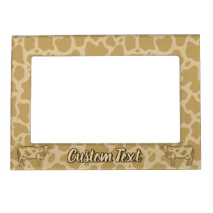 Cow Profile Magnetic Picture Frame