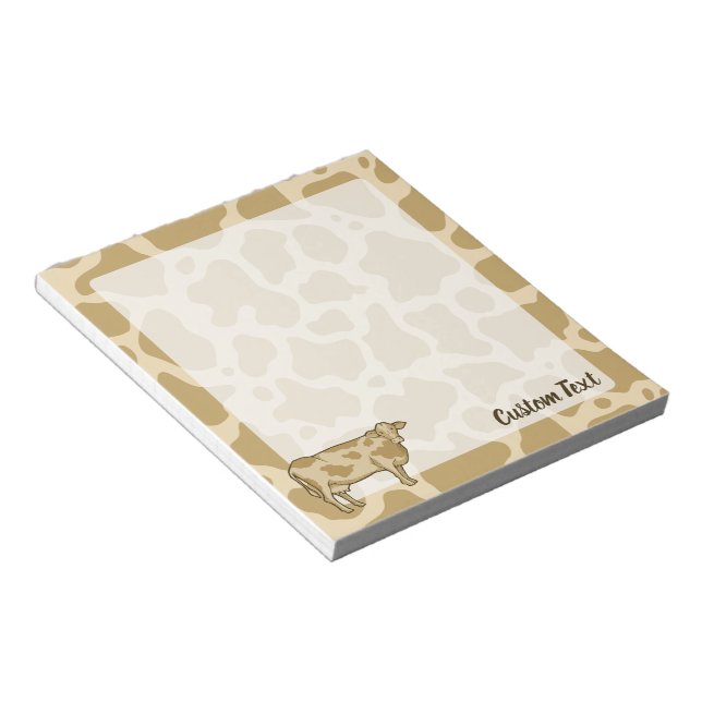 Cow Profile Notepad (Angled)
