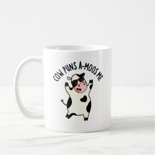 Cow Puns Amoos Me Funny Cow Pun Coffee Mug