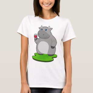 Cow Red wine T-Shirt