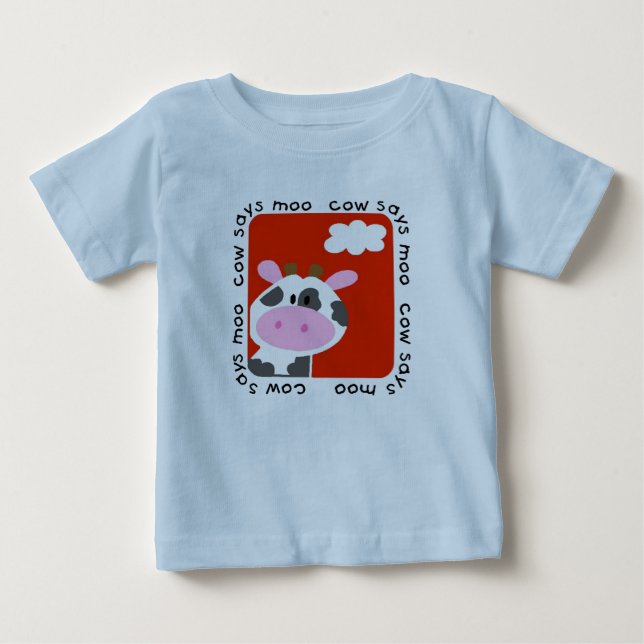 Cow Says Moo Tshirts and Gifts (Front)