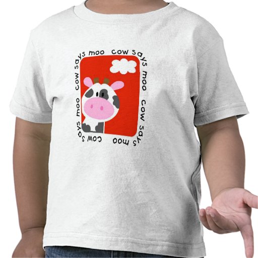 Cow Says Moo Tshirts and Gifts | Zazzle