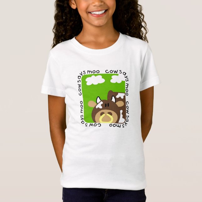 Cow Says Moo Tshirts and Gifts (Front)