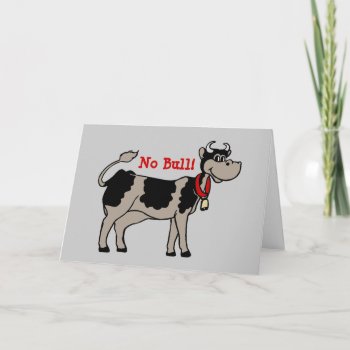 Cow Sense Greeting Card by normagolden at Zazzle