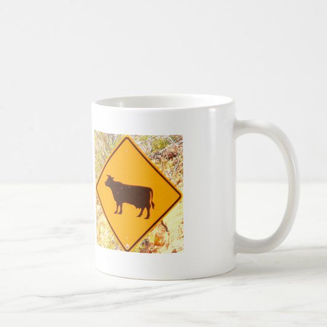 cow sign mug (Right)