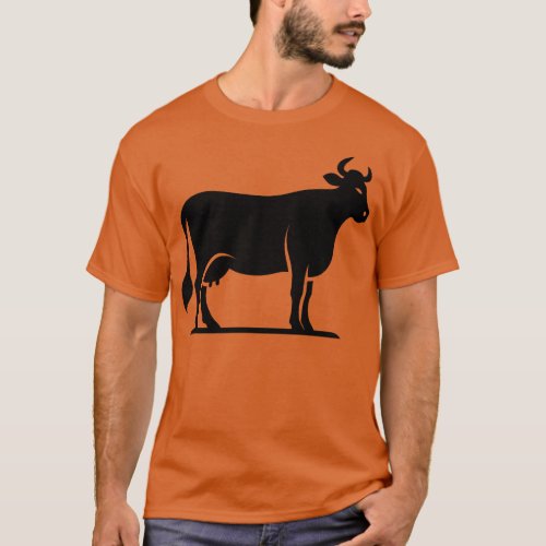Cow Silhouette T_Shirt