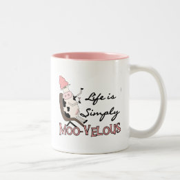 Cow Simply Moo-velous Tshirts and Gifts Two-Tone Coffee Mug
