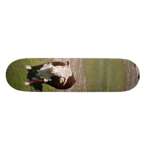 Cow skateboard deck
