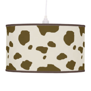 COW SKIN brown Hanging Lamp