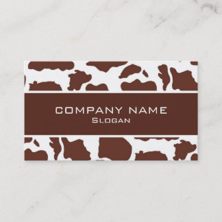 Cow skin Business Cards