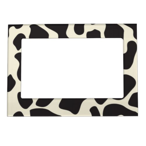 Cow Skin Cow Pattern Magnetic Frame