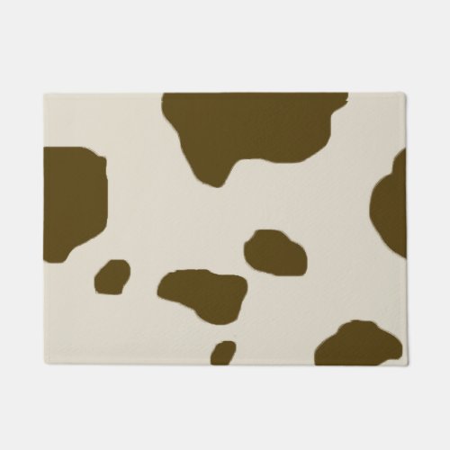 Cow Skin Print Doormat