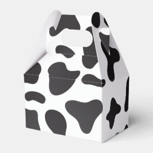 Cow Skin Texture Favor Boxes