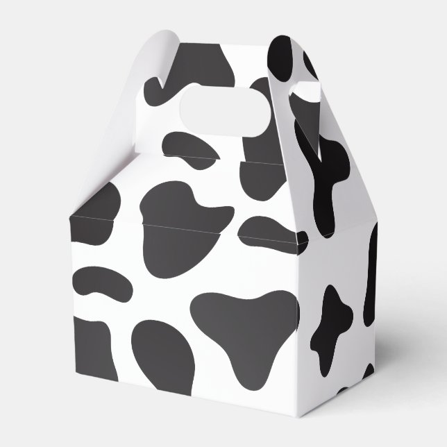 Cow Skin Texture Favor Boxes (Back Side)