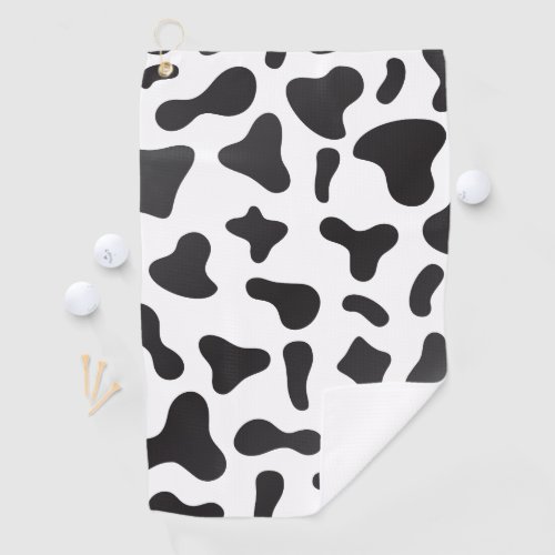 Cow Skin Texture Golf Towel