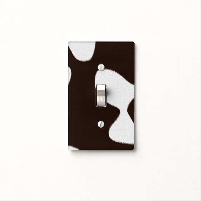 Cow Skin Texture Light Switch Cover (In Situ)