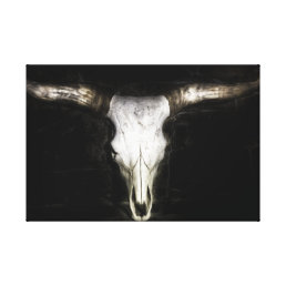Cow Skull Canvas Print