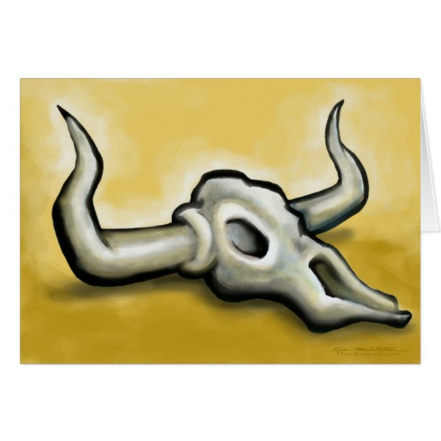 Cow Skull Cards (Front Horizontal)
