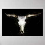 Cow Skull Poster at Zazzle