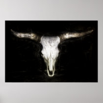Cow Skull Poster