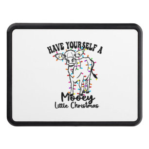 Cow & Snow Have Yourself A Mooey Little Christmas Hitch Cover