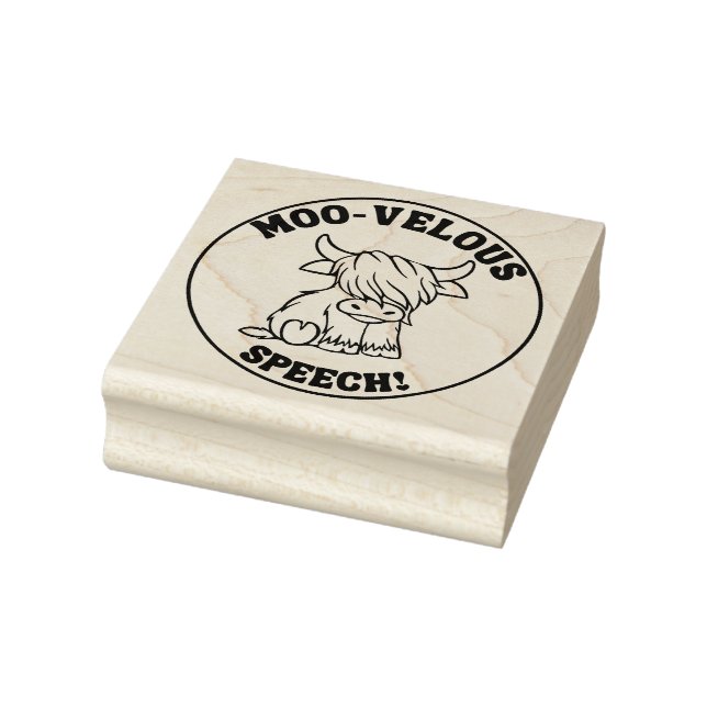 Cow Speech Therapy Stamp (Stamp)