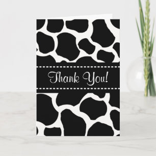 Cow Spots All Ocassion Thank You Note