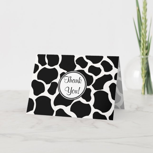 Cow Spots All Ocassion Thank You Note (Front)