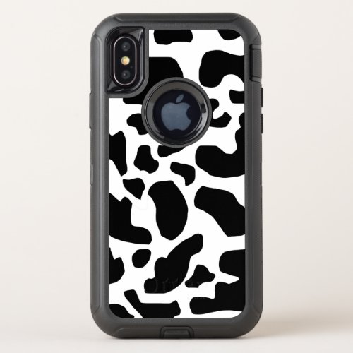 Cow Spots OtterBox Defender iPhone X Case