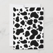 Cow Spots Pattern Black and White Animal Print (Front)