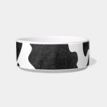 Cow Spots Pattern Black and White Animal Print Bowl<br><div class="desc">Cow Spots Pattern Black and White Animal Print. Watercolor animal fur skin spotted. Elegant,  stylish and sophisticated cow pattern in black and white color. Modern and trendy gift,  perfect for the animal print lover in your life.</div>