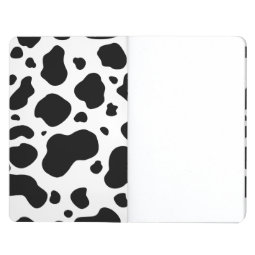 Cow Spots Pattern Black and White Animal Print Journal | Zazzle