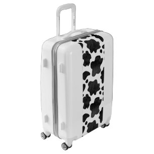Cow Spots Pattern Black and White Animal Print Luggage